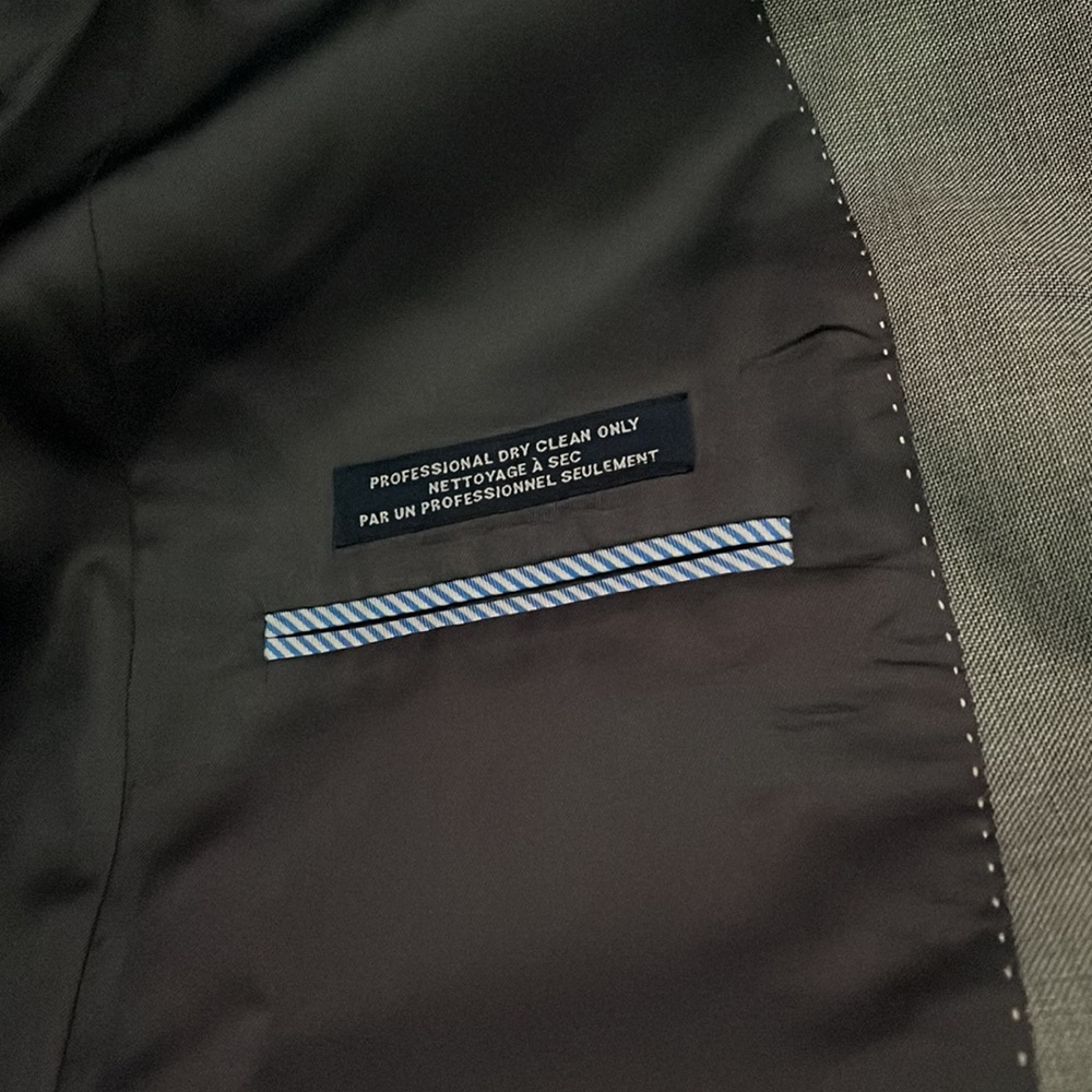 NWOT Preppy Tommy Hilfiger/Neiman Marcus Gray Wool Suit - Picture 12 of 16